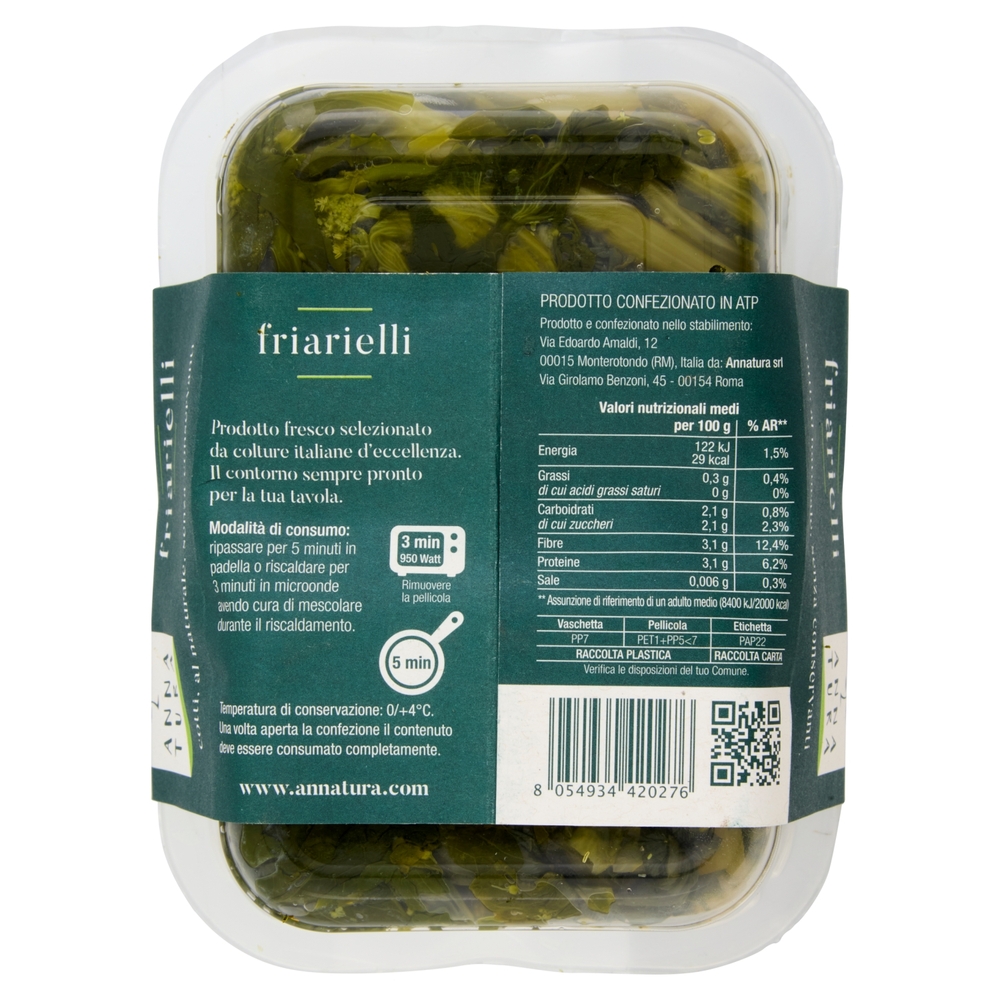 Annatura friarielli al naturale 0,300 kg